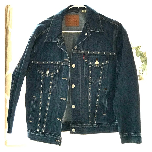 jean jacket with studs